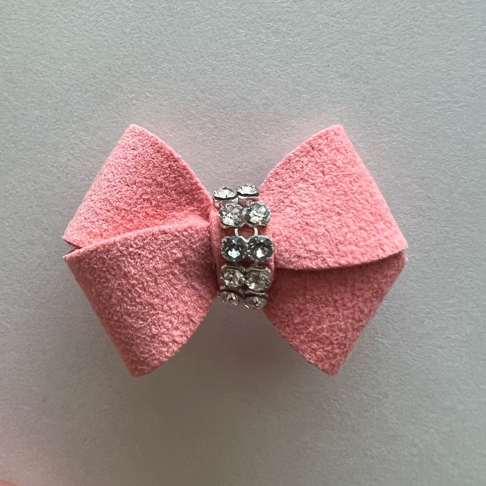 Susan Lanci Nouveau Hair Bow (PeachesNCream) (XS)